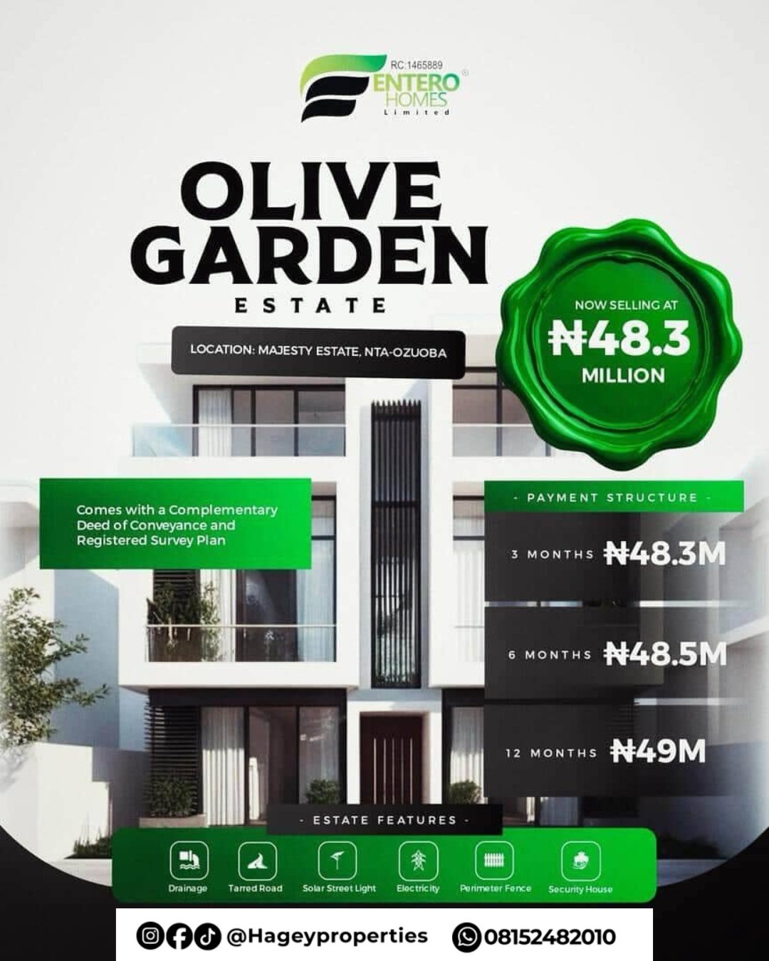 Properties in NTA-Ozuoba